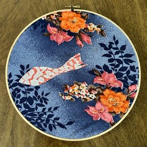 Hand-stitched collage